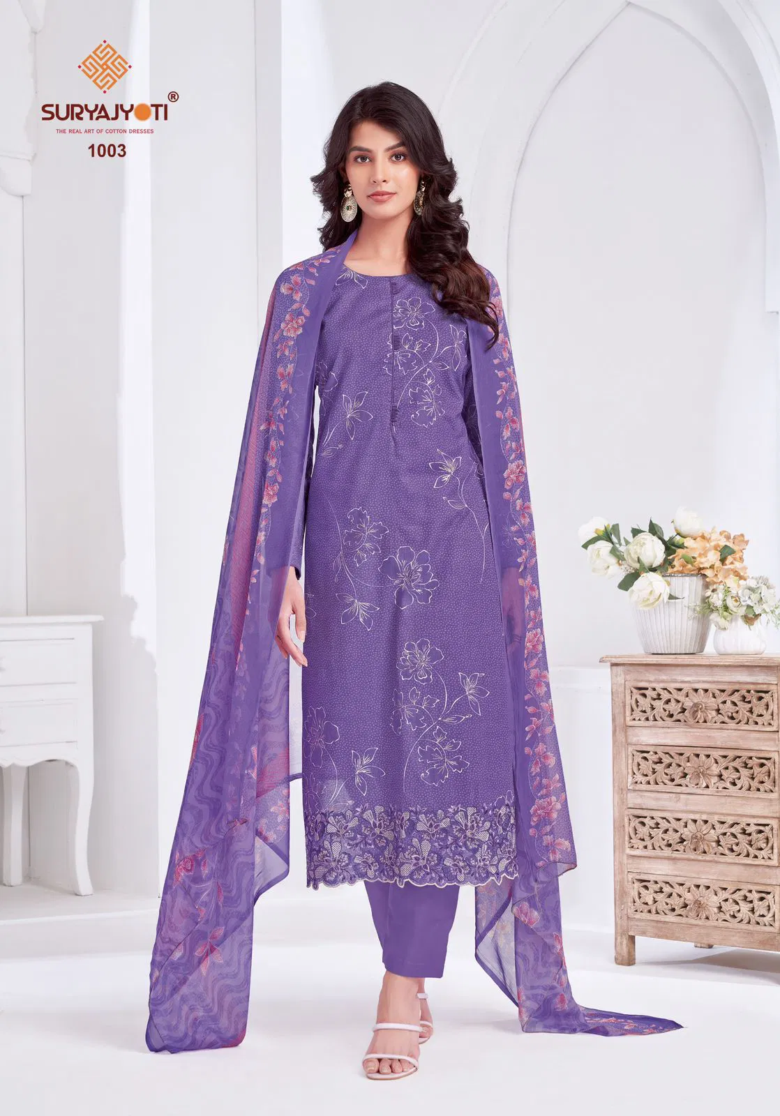 Kashya Vol 01 By Suryajyoti Cotton Dress Material Wholesale Market In Surat With Price